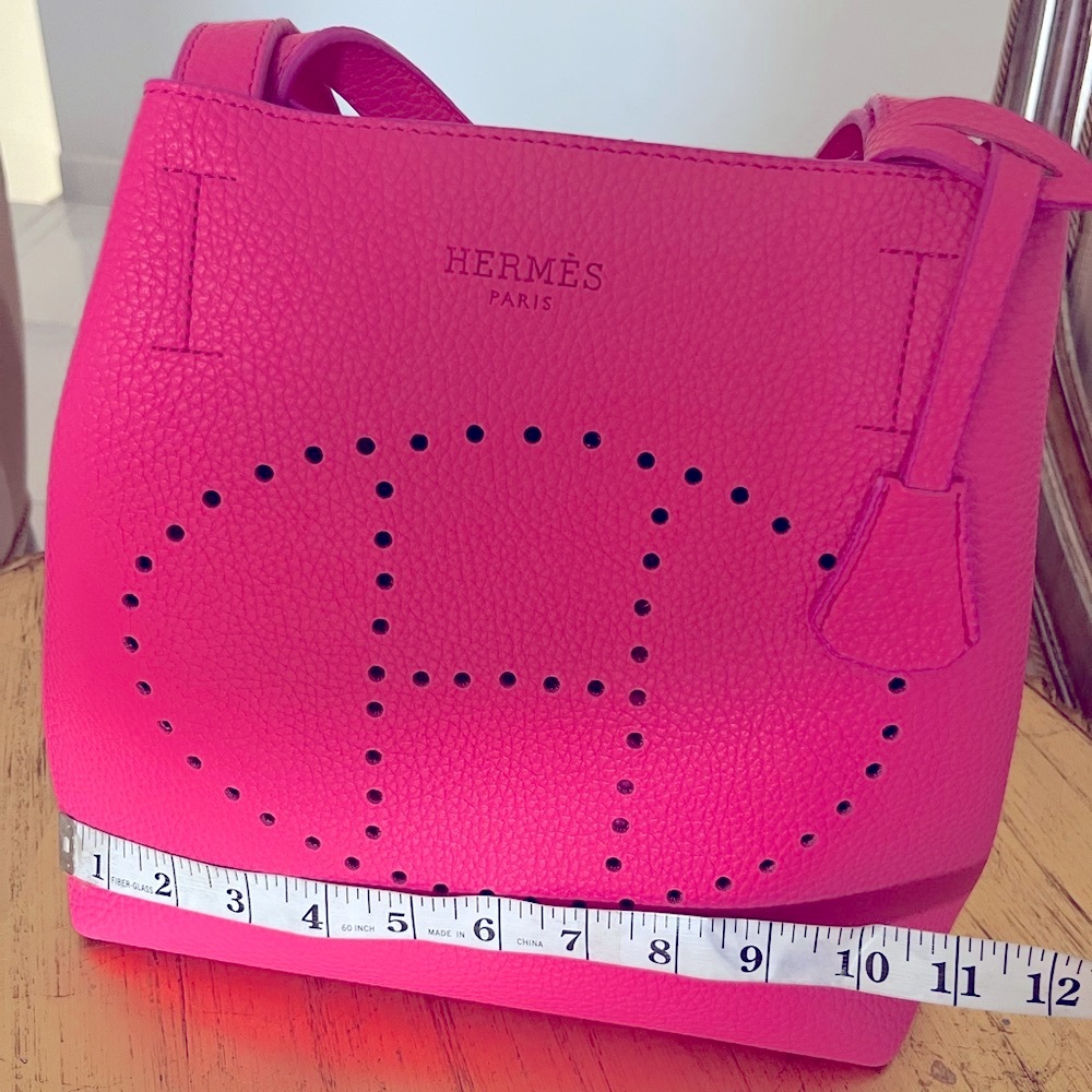 Leather pink  women bag - Picture 4 of 11